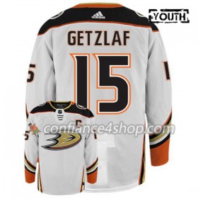Adidas Maillot de Hockey Anaheim Ducks Ryan Getzlaf 15 Blanc Authentic - Enfant